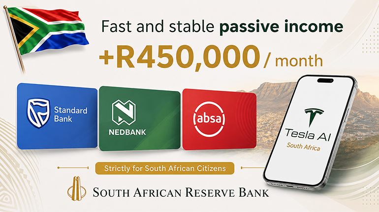 Fast and stable passive income +R450,000 / month